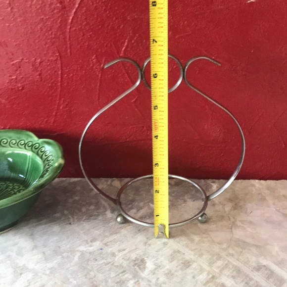 Vintage McCoy Green Flower Shaped Bowl - Picture 12 of 14